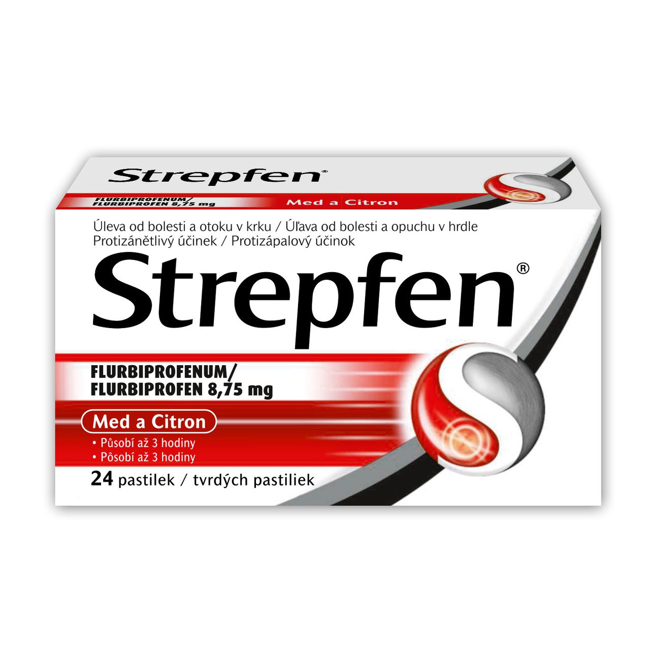pastilky Strepfen - protizánětlivý účinek | Strepsils